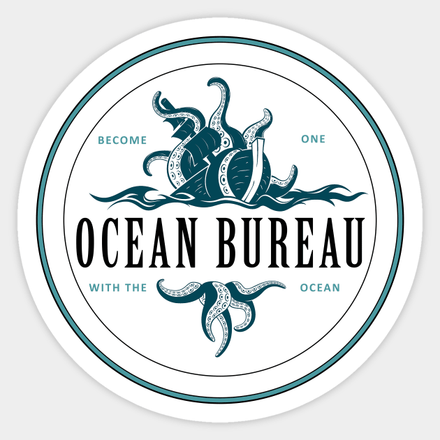 The Ocean Bureau Sticker by Mission Rejected